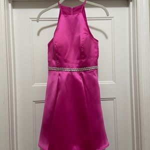 Beautiful DRESS! CUSTOM rhinestones on waistline
